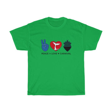 Gildan Unisex Tee - Peace Love Carnival